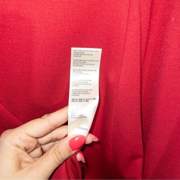 Maeve x Anthropologie Red Jocelyn‎ Midi Dress Size Small - Picture 5 of 7